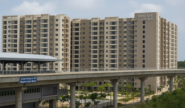 Flats near Nagasandra Metro Station – Brigade Lumina